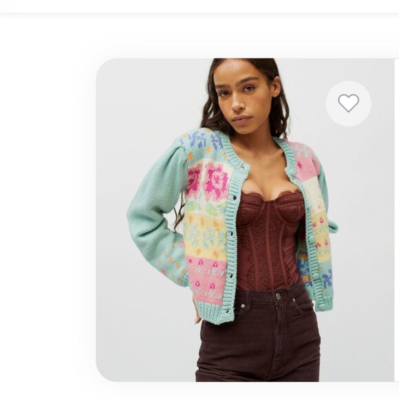 Tach Clothing Merino Wool Printed Sweater Size: L Inessa Wool - Picture 2 of 8